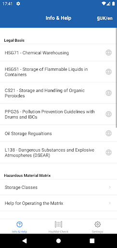 HazMat-Storage-Checker Screen 3