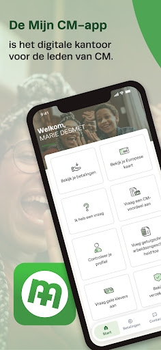 Android application Mijn CM screenshort