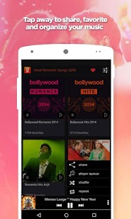 Hindi Romantic Songs 2014 App Screenshot