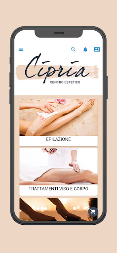 Android application Estetica Cipria Edolo screenshort