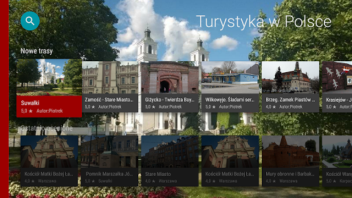 Android application Turystyka w Polsce Android TV screenshort