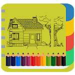 Cover Image of Download House Coloring & Drawing Book - Expert Drawing 6.0 APK