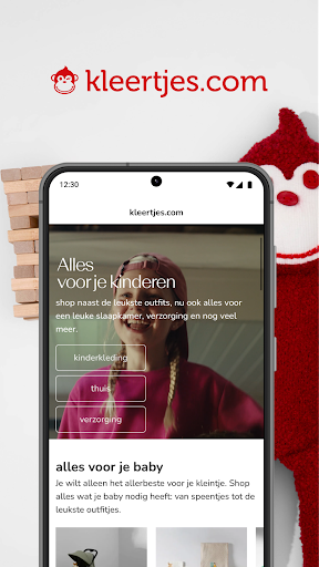 Android application kleertjes.com screenshort