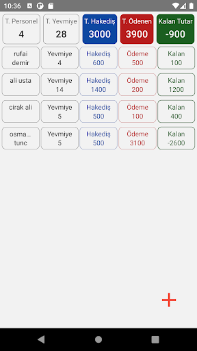 Android application Yevmiye Defteri Kalfam screenshort