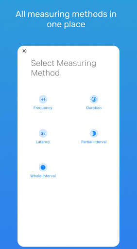 Android application TallyFlex: ABA data collection screenshort