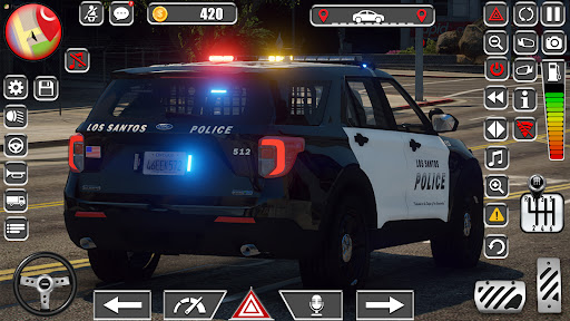 Police Car Spooky Parking 3d Screen 3