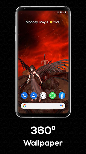 Fallen Angel Live Wallpaper Screen 2
