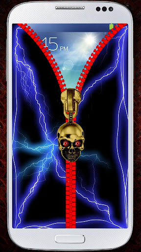 Electric prank lock zipper