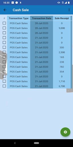 Android application Baraza POS screenshort