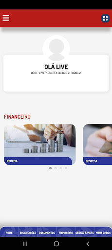 Android application Sapore Facilities screenshort