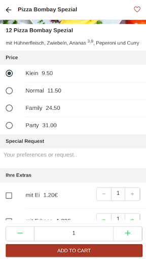 Tonys Pizza | Order food Screen 2
