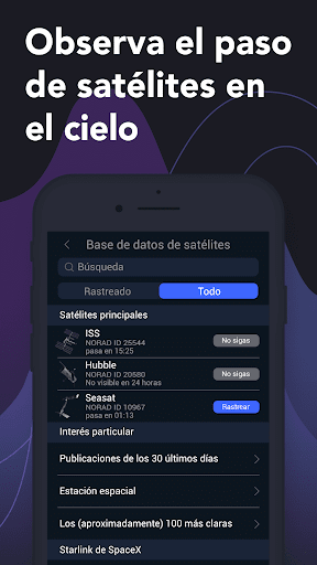 Satellite Tracker by Star Walk screenshot 1