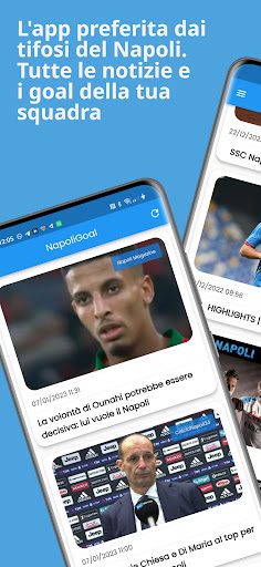 Android application NapoliGoal screenshort