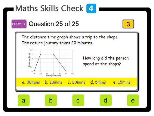 PAM Maths Skills Check 4