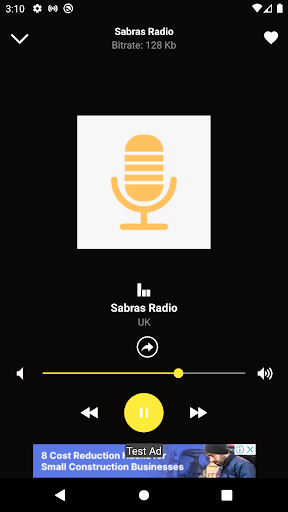 Android application Sabras Radio App fm UK screenshort