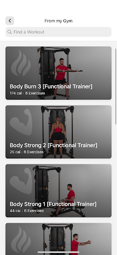 Matrix Home Fitness Screen 2