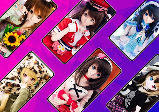 Android application Doll Wallpaper screenshort