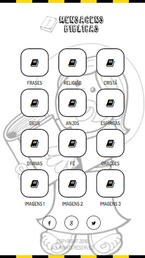 Android application Mensagens Bíblicas screenshort