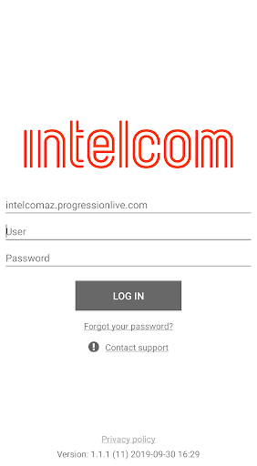 Android application Intelcom Driver screenshort