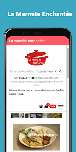 Android application La Marmite Enchantée screenshort