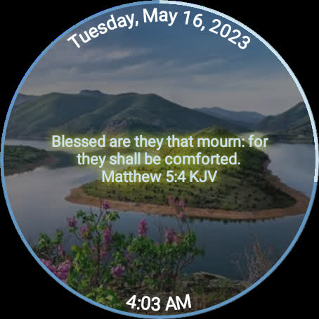 Blessed Bible Watch Face Screen 2