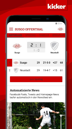Android application Susgo screenshort
