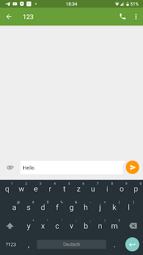 Android application Simple Keyboard With Emojis screenshort