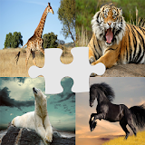 لعبة تركيب صور الحيوانات مراحل icon
