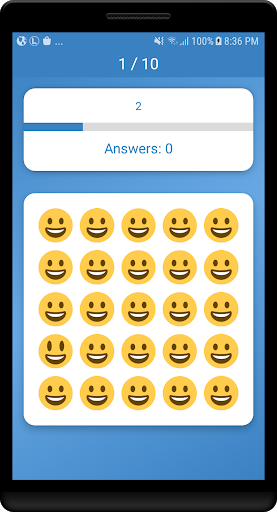 Android application Find the Odd Emoji Out screenshort