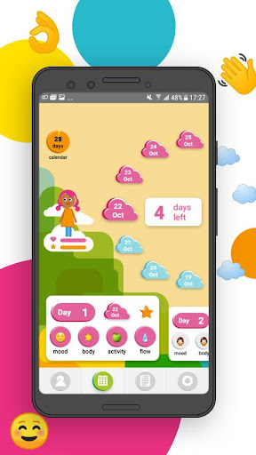 Android application Oky Mongolia: Period Tracker screenshort