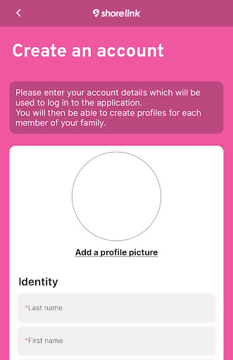 Vista previa de la aplicación