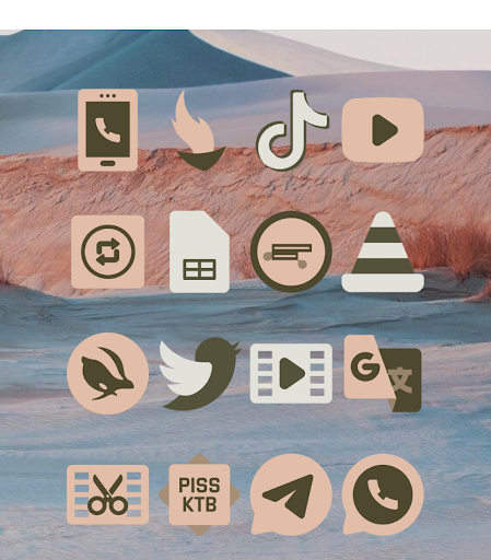 Screenshot of Android 12 Colors - Icon Pack