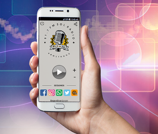 Android application FM Sol 91.7 Armstrong screenshort