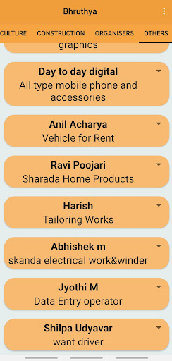 Bhruthya - Find a local worker Screen 2