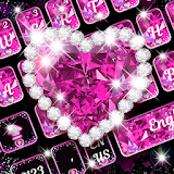 Pink Diamond Heart keyboard icon