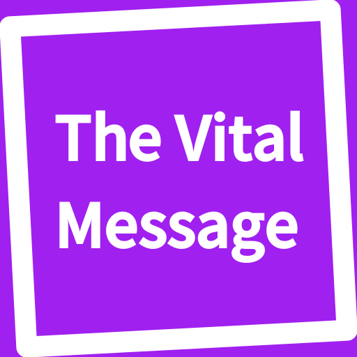 Book, The Vital Message logo