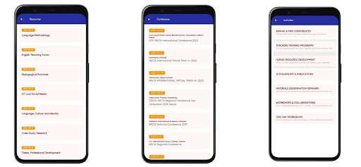 NELTA App Screen 3