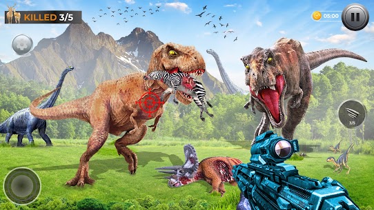 دينو هنتر : ألعاب الديناصورات 7