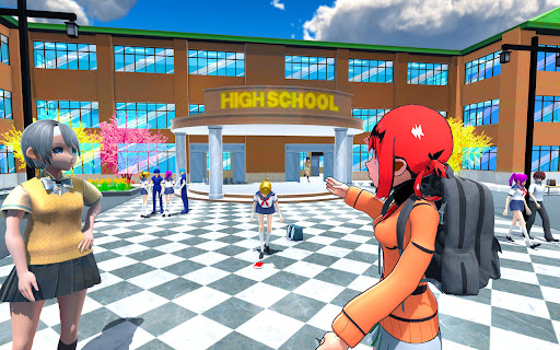 simulador de colegiala sakura screenshot 1