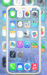 Broken screen wallpaper poster 16