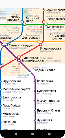 Saint-Petersburg Metro Mapのおすすめ画像1