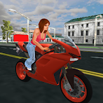 Pizza Delivery Girl Bike Game