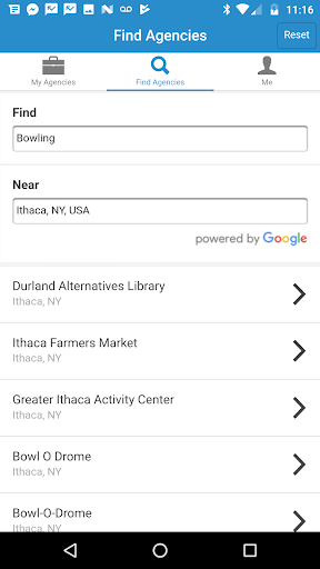 IRRC CIA App Screen 2