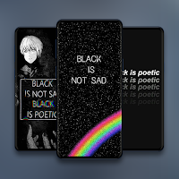 Black is not Sad Wallpaper