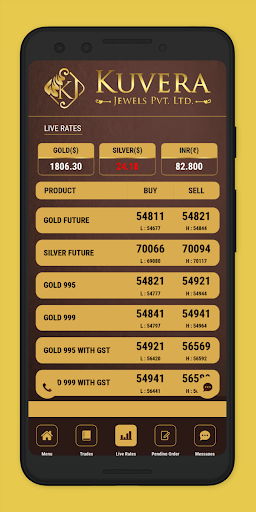 Android application Kuvera Jewels screenshort