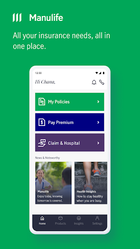 Android application Manulife KH screenshort