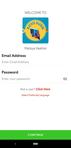 Android application Matsya Vaahini Vendor screenshort