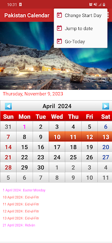 Pakistan Calendar 2024のおすすめ画像3
