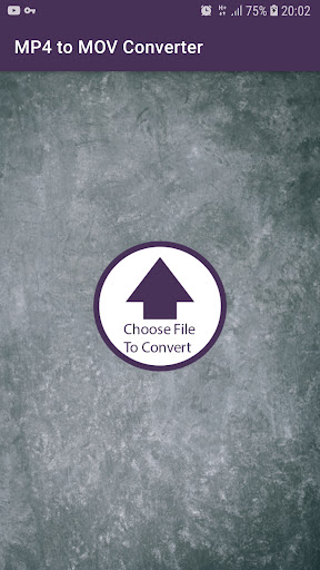 Android application MP4 to MOV Converter screenshort