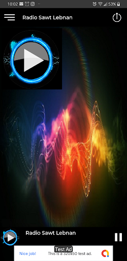 Android application US Radio Sawt Lebnan App Liste screenshort